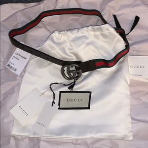 Gucci kids buckle belt